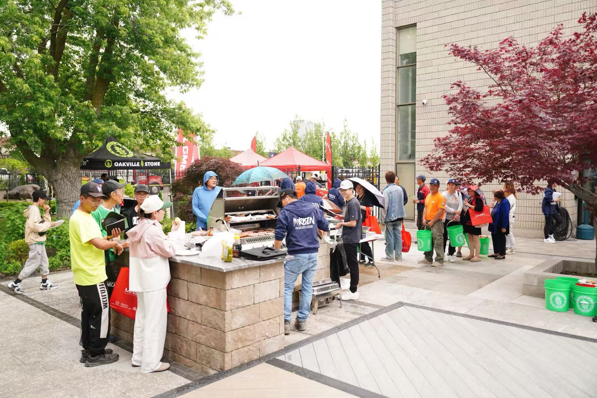 On-site BBQ and free street food