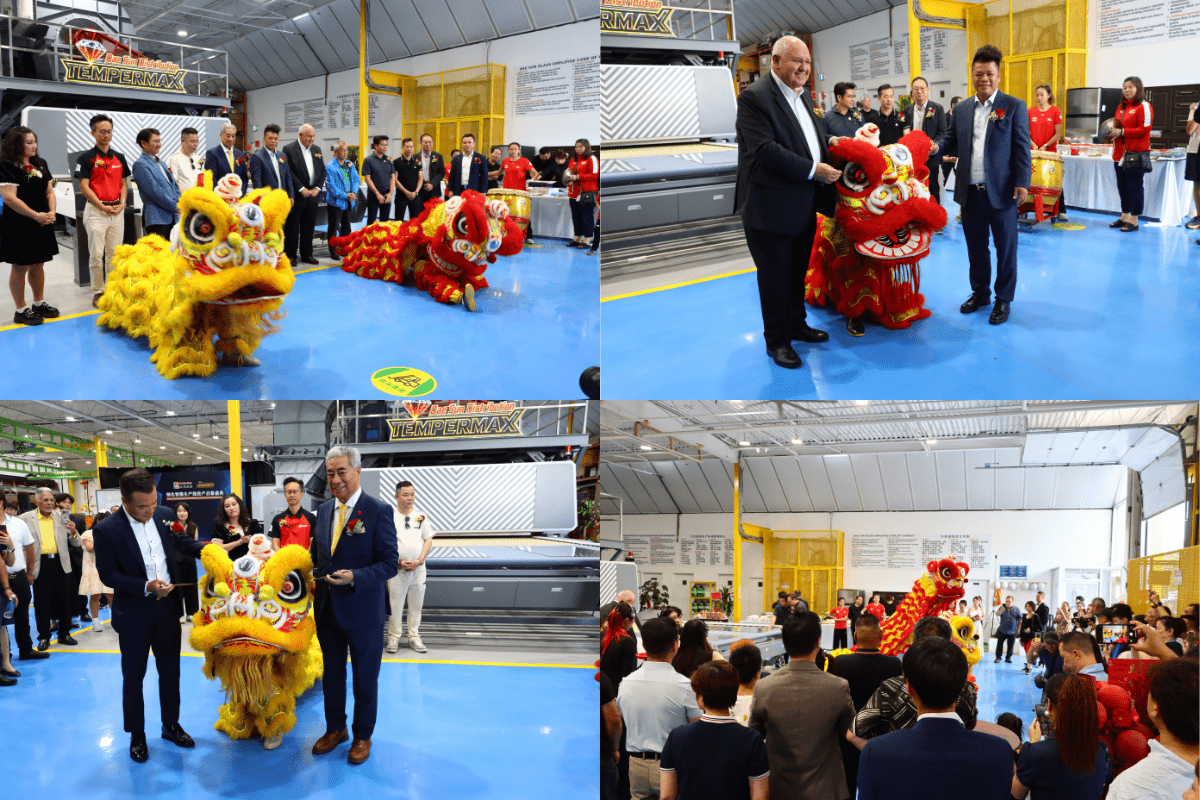 启幕典礼舞狮表演 / Lion dance performance at the opening ceremony